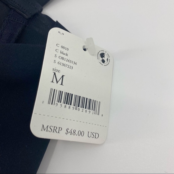 Free People | Black Naomi Longline Bra | Medium New with Tag - Picture 14 of 15